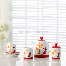Service à thé unique Design porcelaine moderne